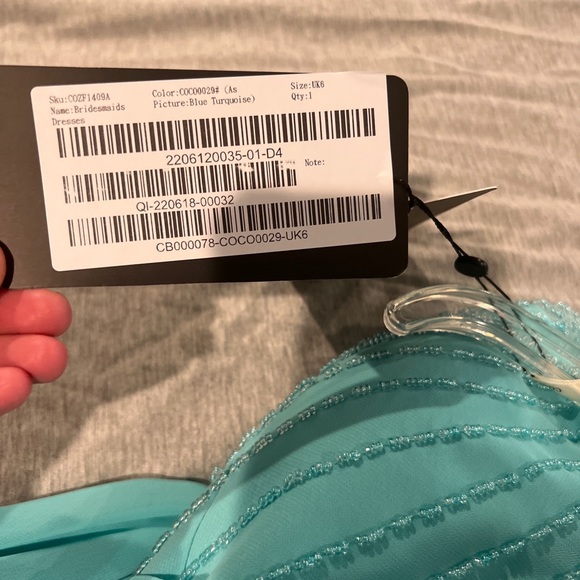 Sheath Floor Length Chiffon Bridesmaid Dress/Evening Gown - Picture 7 of 8